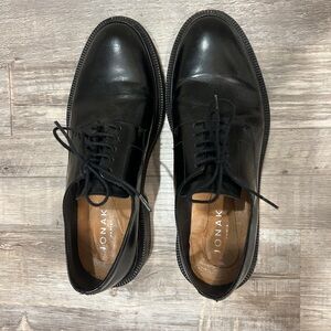 Jonak Women's Black Leather Loafers